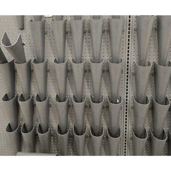 Floral Pegboard Vases Plastic Flower Sconce Lot Of 20 Gray Peg Board Vase - Picture 3 of 3
